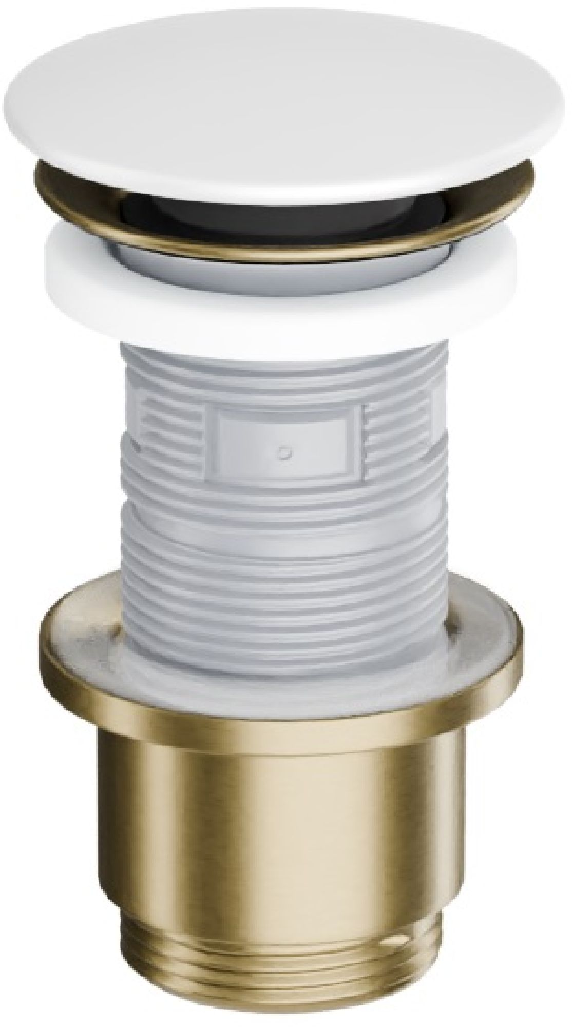Excellent Design tapón para lavabo blanco-oro ARIN.1485.K.02.WHGB