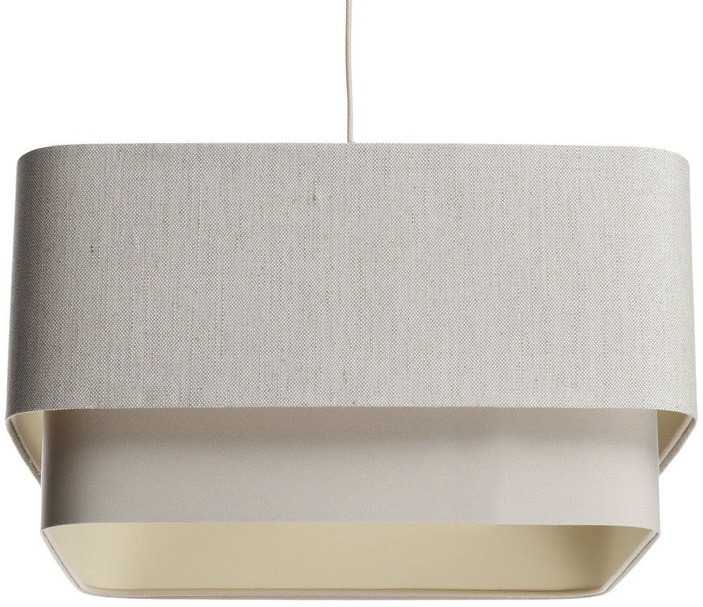 BPS Koncept Kwadro duo lámpara colgante 1x60 W crema-beige KWD-002