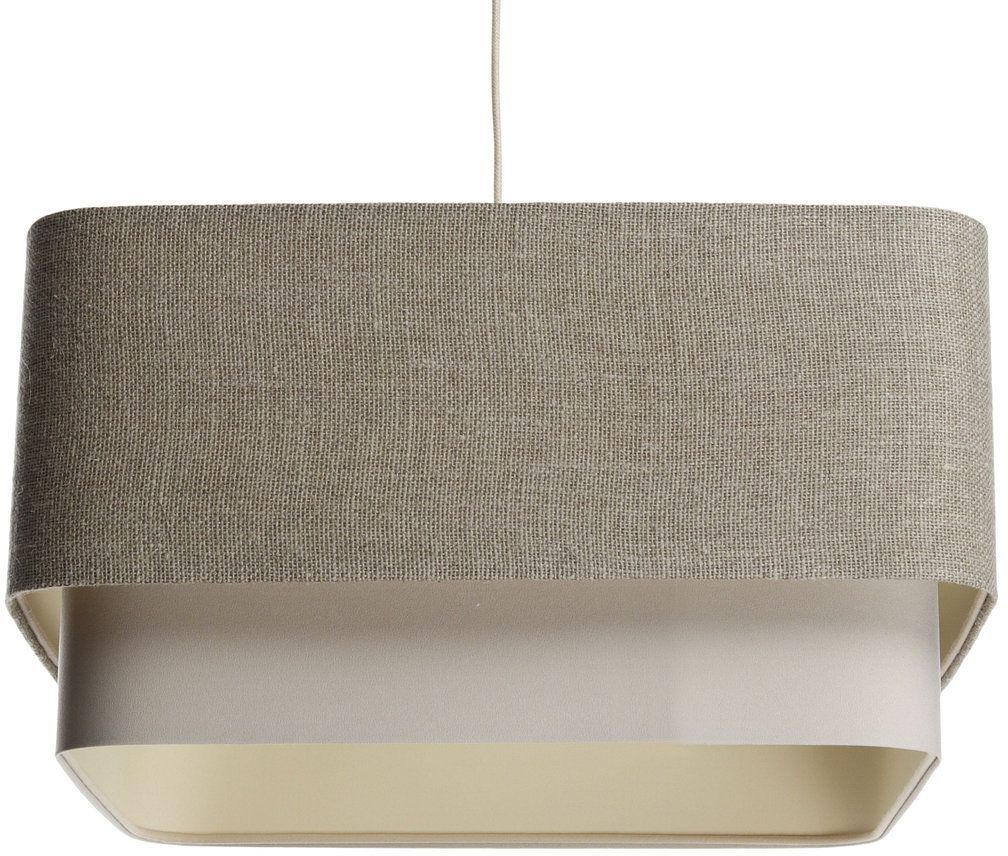 BPS Koncept Kwadro duo lámpara colgante 1x60 W beige KWD-009