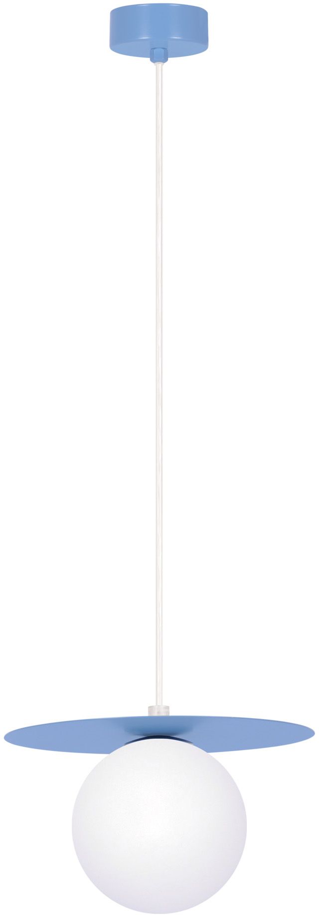 Kaja Robin lámpara colgante 1x10 W blanco-azul K-5445