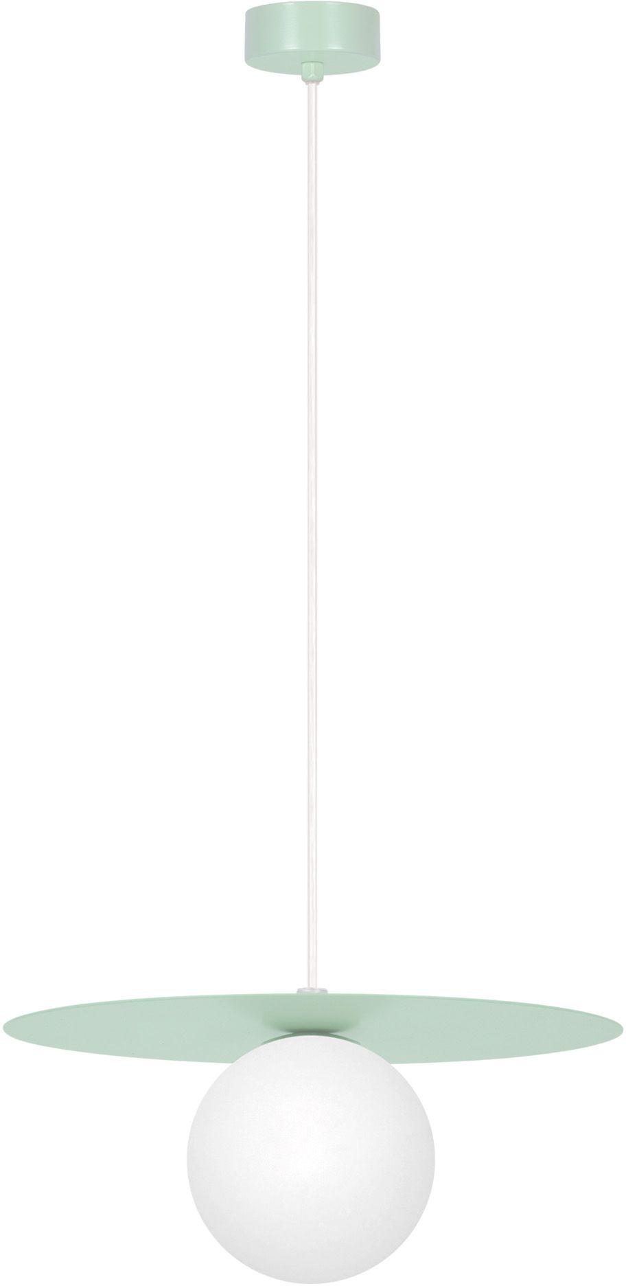 Kaja Robin lámpara colgante 1x10 W blanco-menta K-5451
