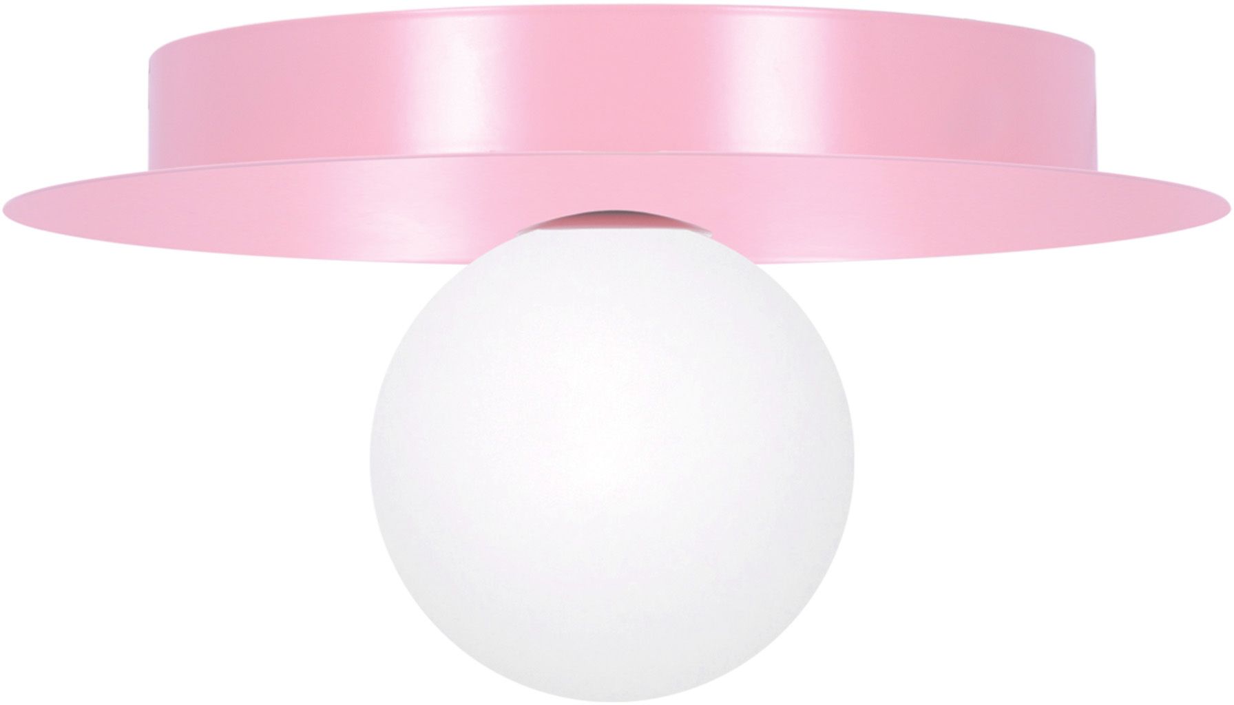 Kaja Robin lámpara de techo 1x10 W blanco-rosa K-5443