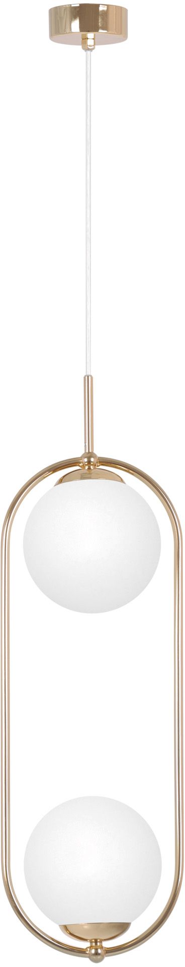 Kaja Ritus lámpara colgante 2x10 W blanco-oro K-5392