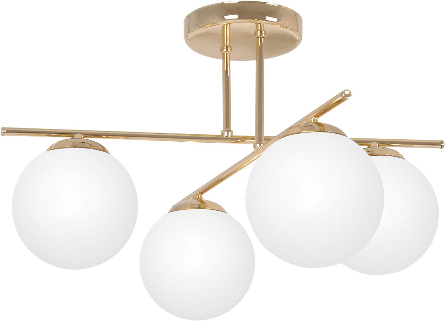 Kaja Rea lámpara de techo 4x10 W blanco-oro K-5423
