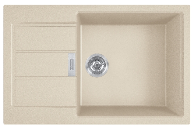 Franke Sirius fregadero tectonite 78x50 cm beige 143.0676.418