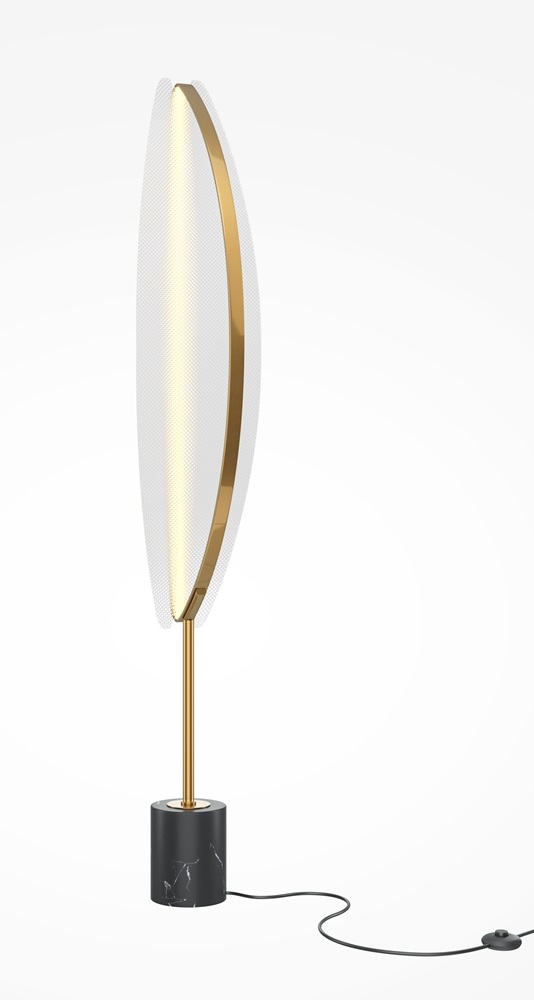 Maytoni Breeze lámpara de pie 1x33 W latón MOD281FL-L33BS3K