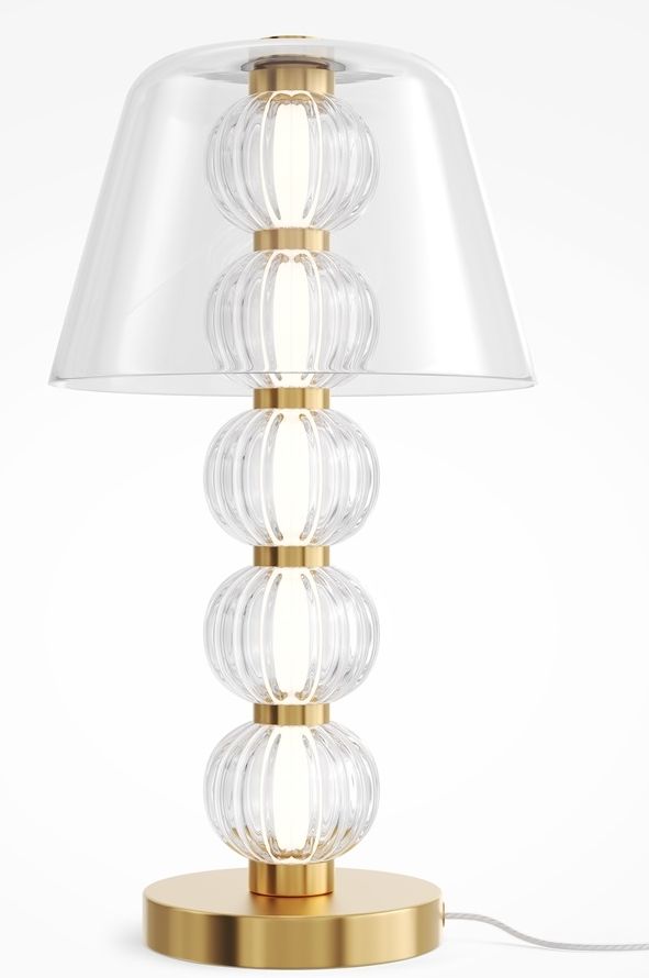 Maytoni Amulet lámpara de sobremesa 1x10 W transparente-oro MOD555TL-L8G3K