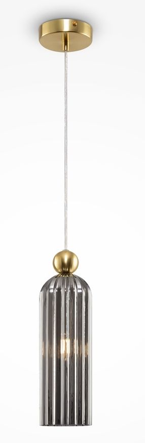 Maytoni Antic lámpara colgante 1x40 W gris/gris ceniza MOD302PL-01GR