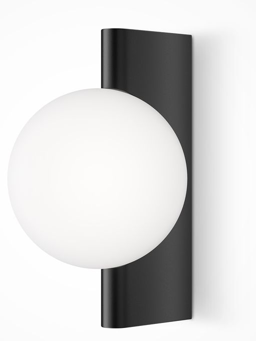 Maytoni Avant-garde lámpara de pared 1x25 W blanco-negro MOD324WL-01B