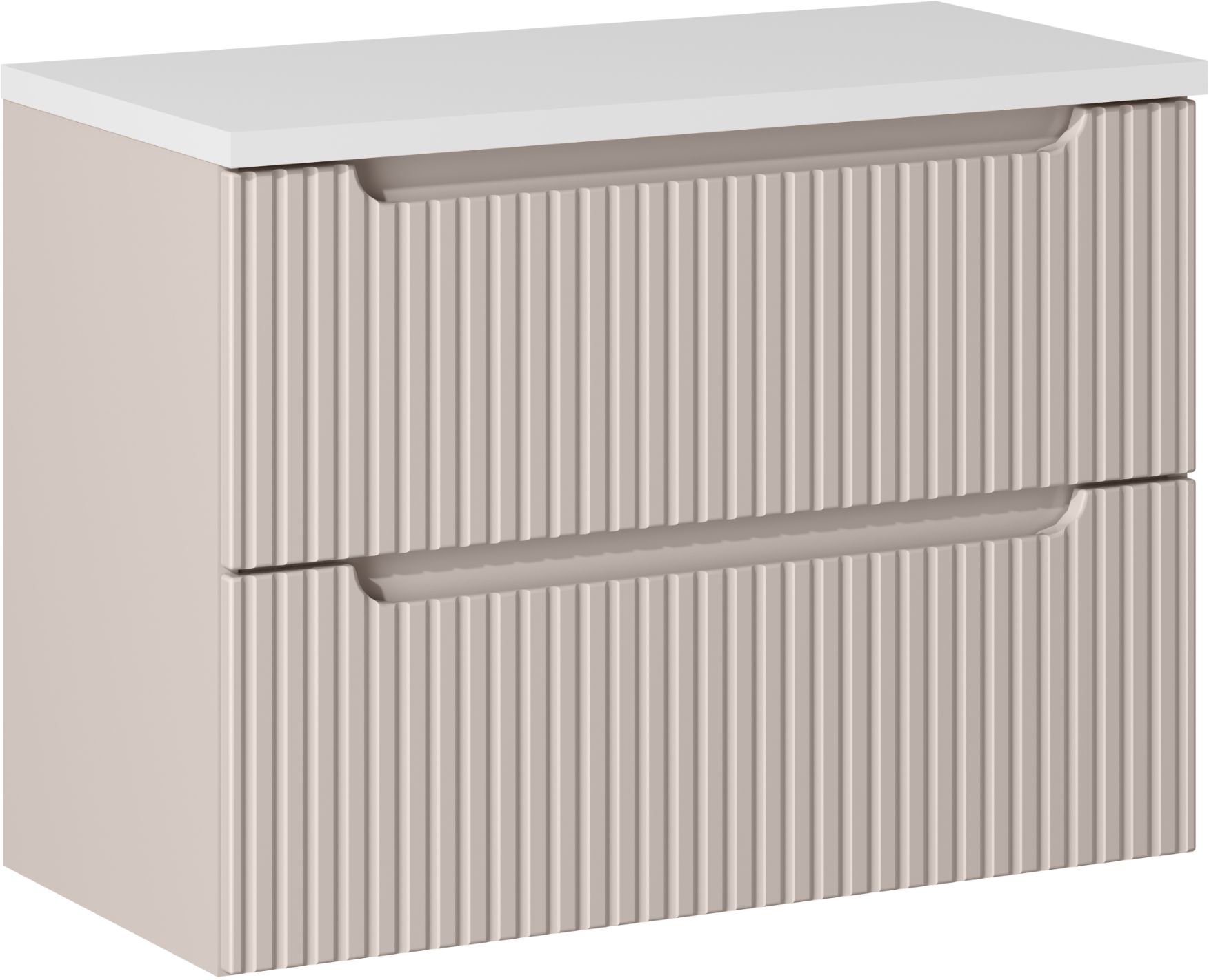 Conjunto armario Comad Nova Cashmere NOVA CASHMERE 82-80-2S, encimera Comad Nova White NOVA WHITE 89-80