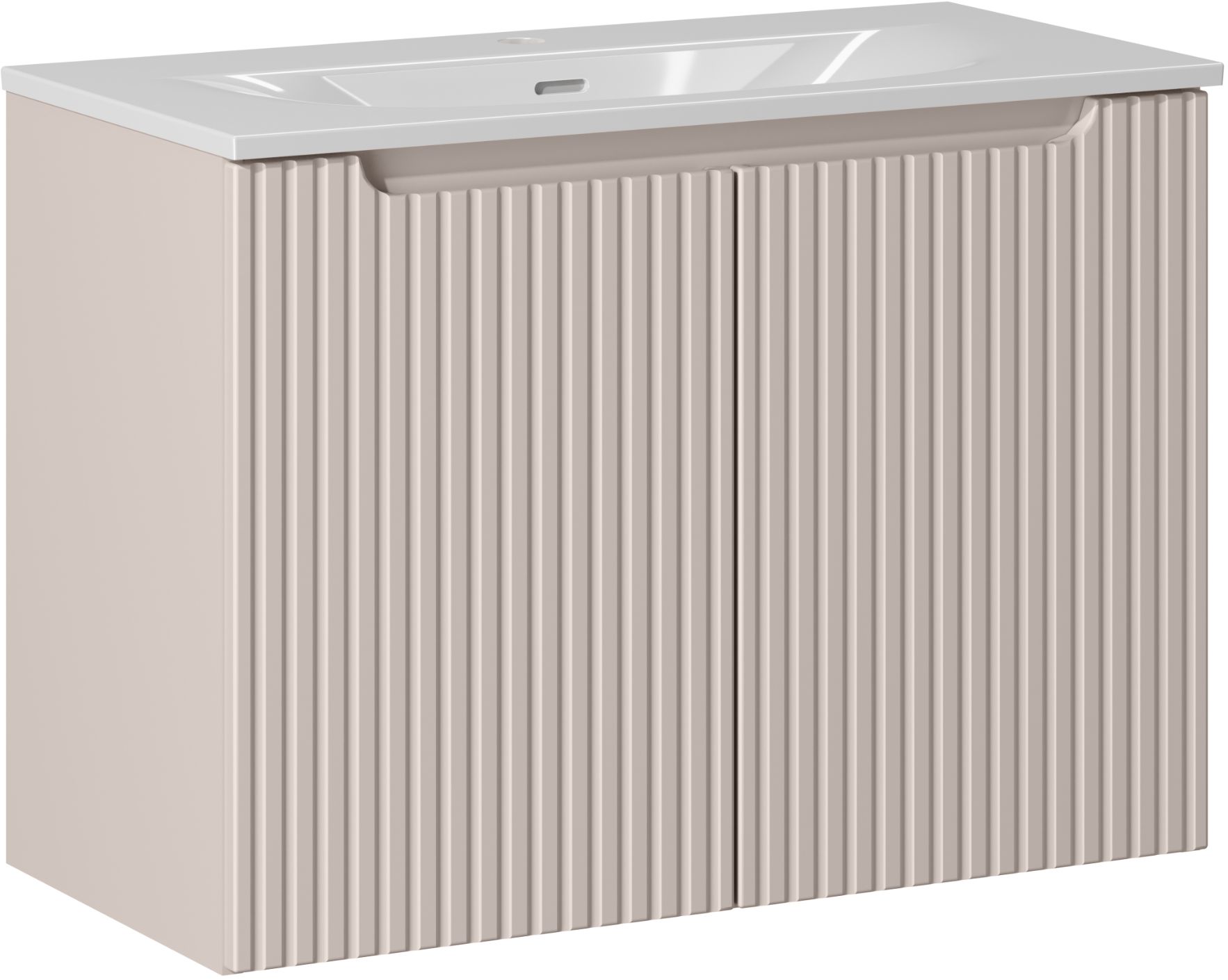 Conjunto armario Comad Nova Cashmere NOVA CASHMERE 82-80-2D, lavabo Comad Sky 3 SKY 3 80CM DP (E-8099-3-80)