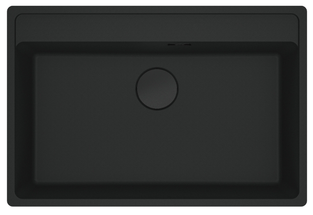Franke Maris fregadero de granito 76x51 cm negro 114.0693.514