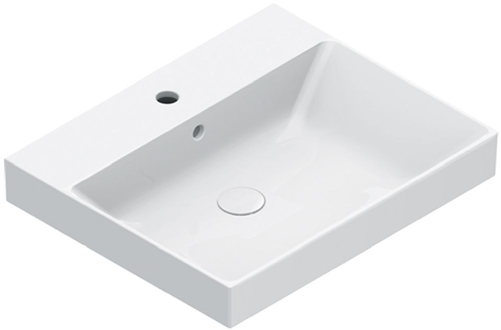 Catalano Zero lavabo 60x50 cm rectangular clásico blanco 0120601001