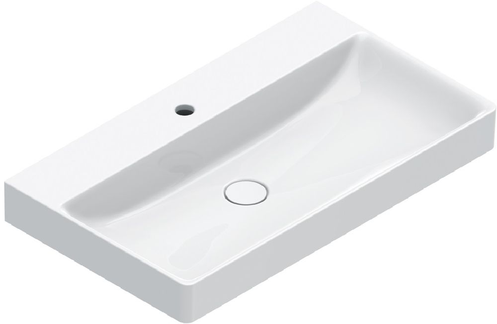 Catalano Green lavabo 80x47 cm rectangular clásico-sobre encimera blanco 0420800001