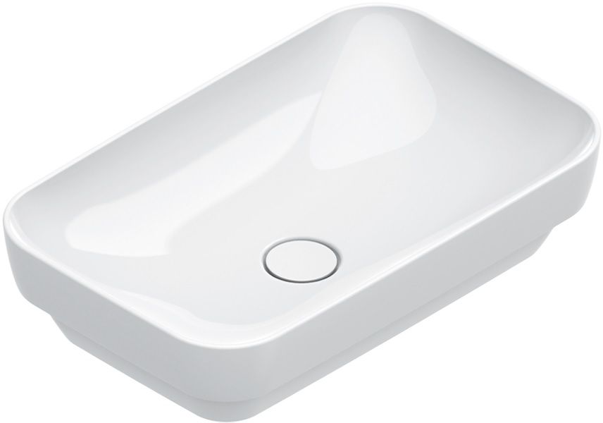 Catalano Green lavabo 60x38 cm rectangular sobre encimera blanco 0424600001