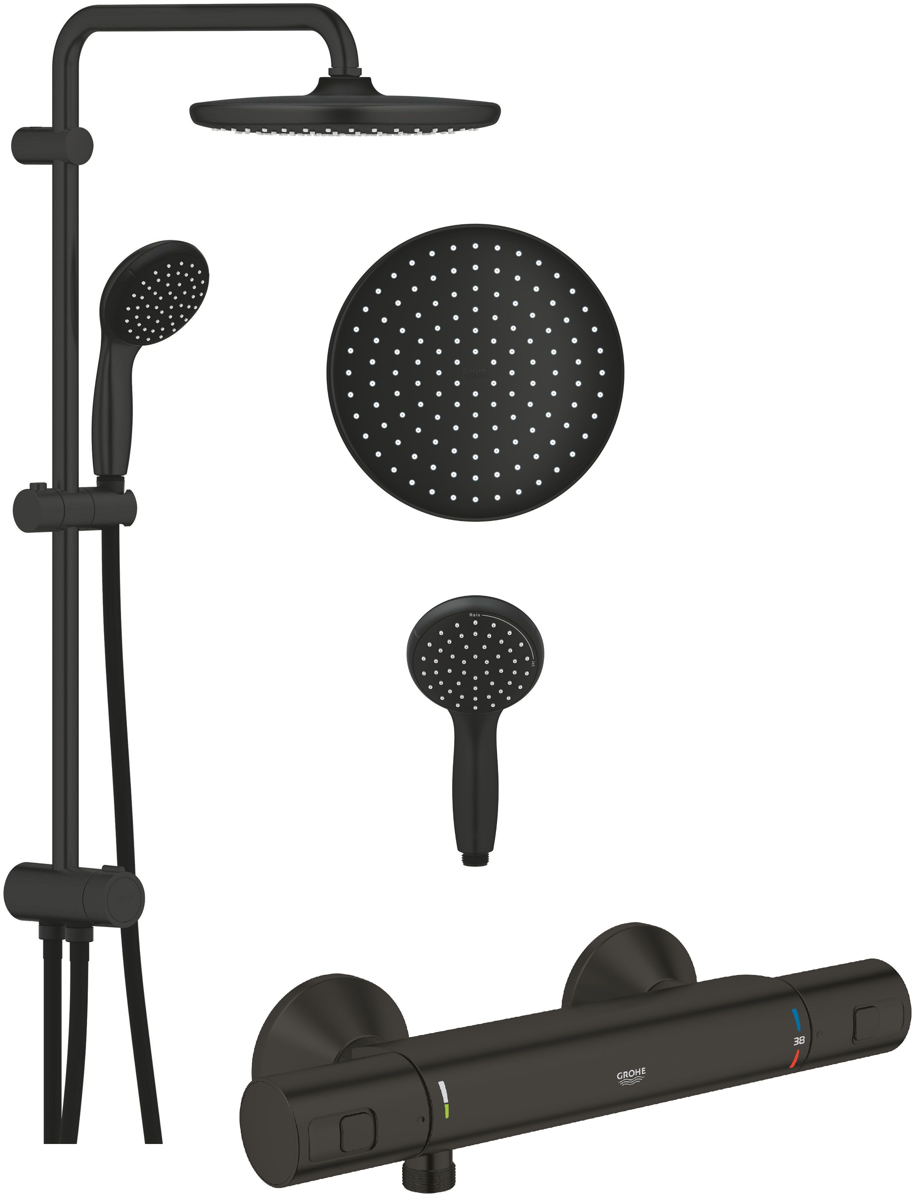 Conjunto conjunto de ducha Grohe Vitalio Start System 266802431, grifo para ducha Grohe Precision 345942430