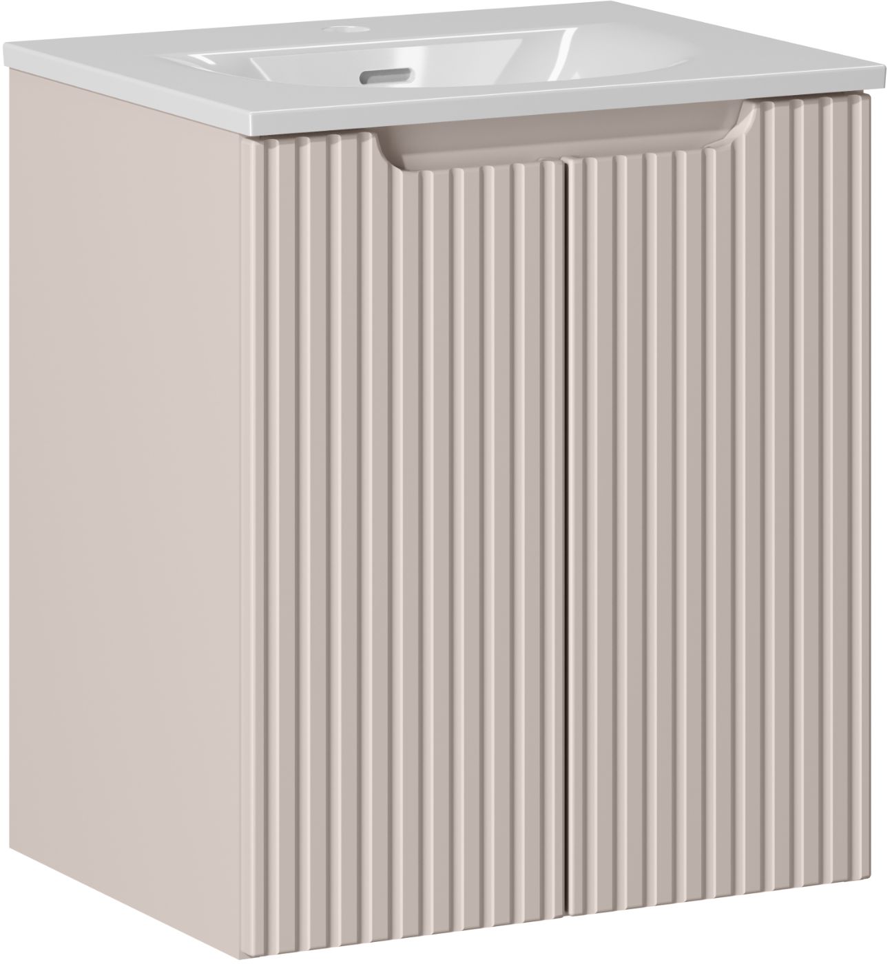 Conjunto armario Comad Nova Cashmere NOVA CASHMERE 82-50-2D, lavabo Comad SKY 3 SKY 3 50CM DP (E-8099-3-50)