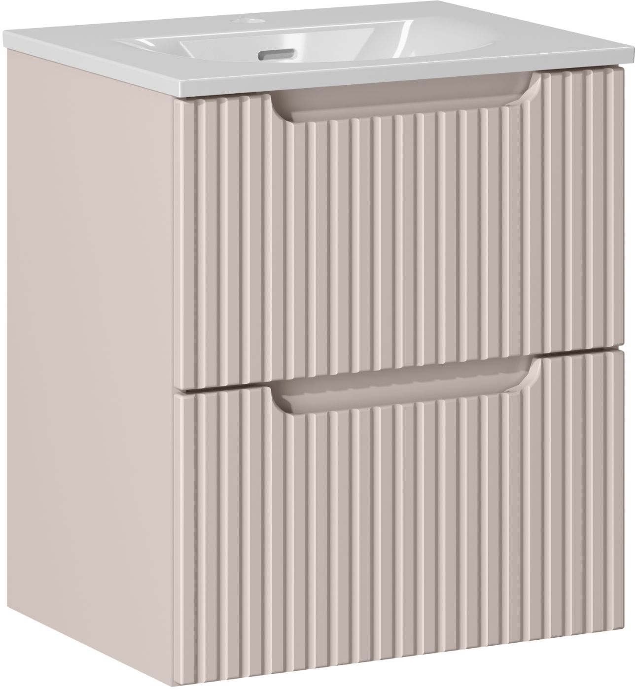 Conjunto armario Comad Nova Cashmere NOVACASHMERE 82-50-2S, lavabo Comad Sky 3 SKY 3 50CM DP (E-8099-3-50)