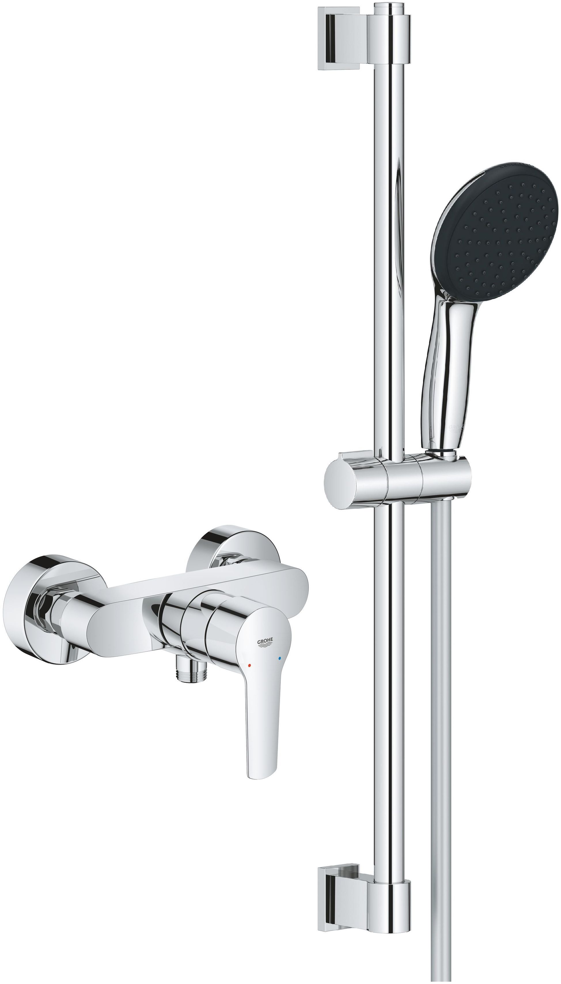 Conjunto grifo para ducha Grohe Start 24208002, conjunto de ducha Grohe Vitalio Start 27942001