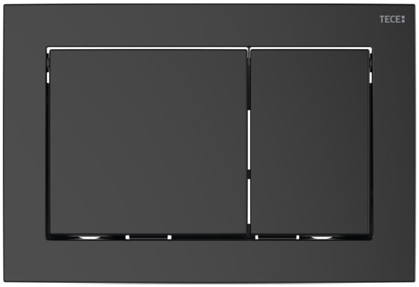 Tece Base botón de descarga para WC negro 9240723