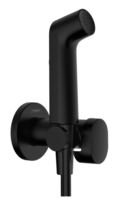 Hansgrohe Bidette conjunto de rociador para bidé empotrado negro 29232670