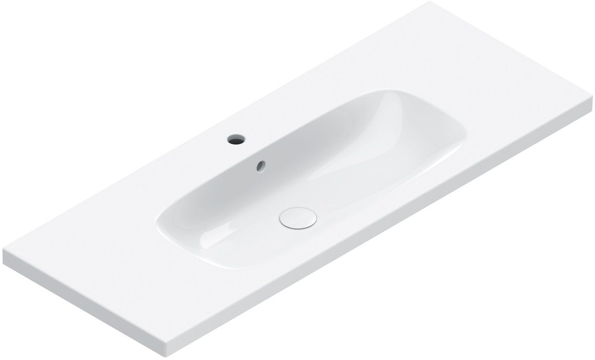 Catalano Alvea lavabo 120x46 cm rectangular clásico-para mueble blanco 0621210001