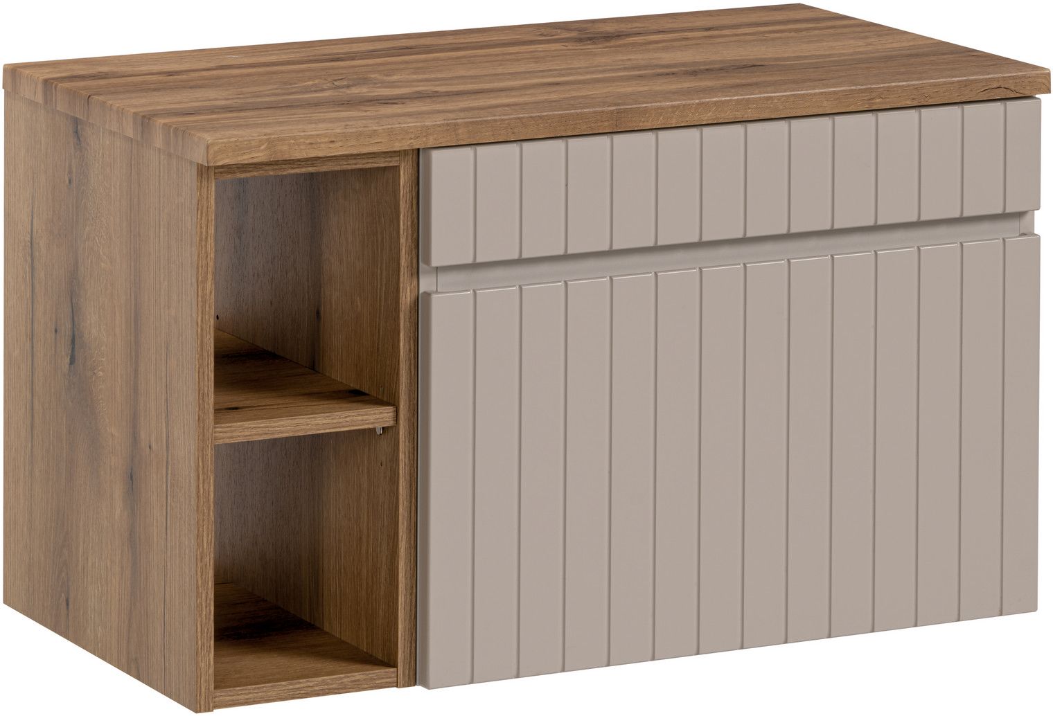 Conjunto armario Comad Iconic Cashmere ICONIC CASHMERE 82-60-D-1S, armario Comad Coast Evoke ICONIC OAK COAST EVOKE 81-01-A, BLAT 89-80-A OAK COAST EVOKE