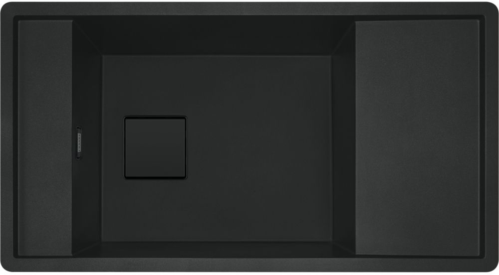 Franke Fresno fregadero de granito 87.7x49.5 cm negro 114.0721.148