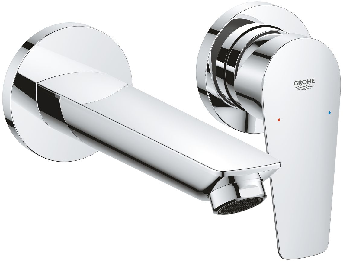 Grohe BauEdge grifo para lavabo empotrado StarLight Chrome 20474001