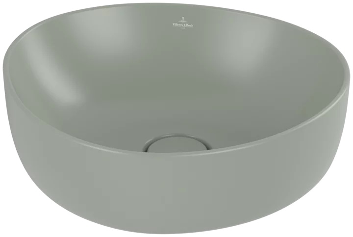 Villeroy & Boch Antao lavabo 40x39.5 cm sobre encimera verde 4A7240R8