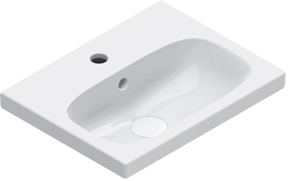 Catalano Alvea lavabo 45x35 cm rectangular clásico-para mueble blanco 0620451001