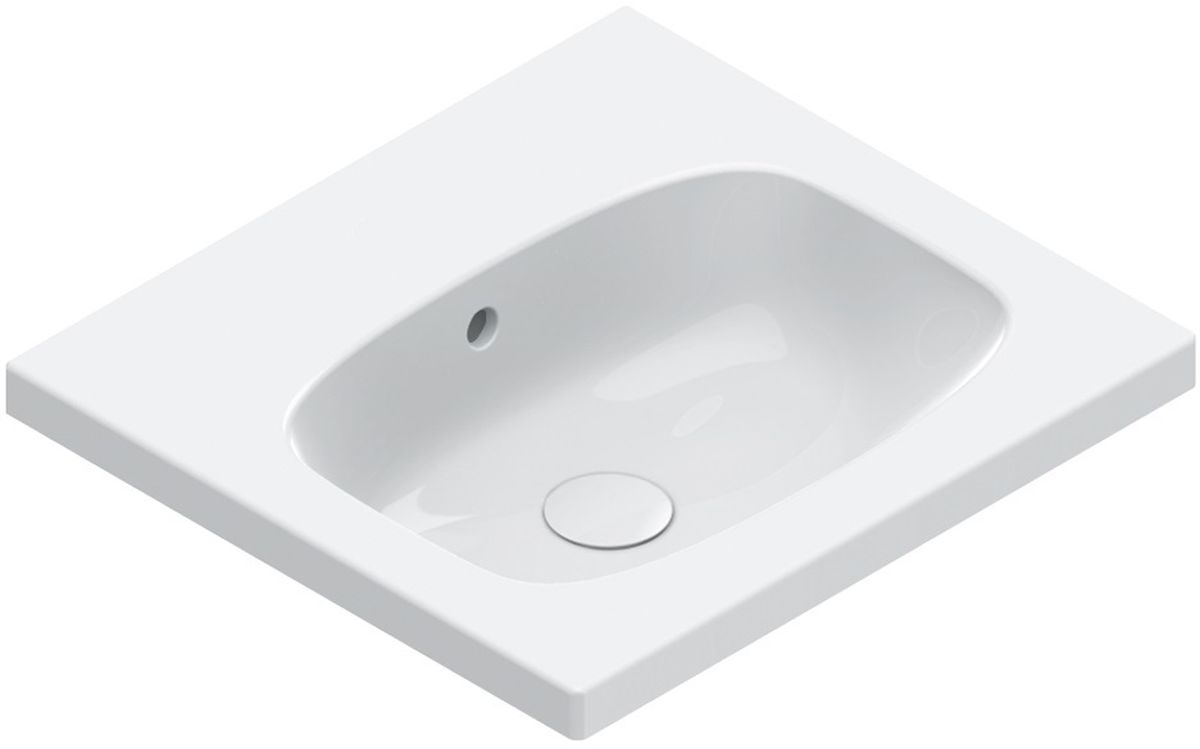 Catalano Alvea lavabo 50x46 cm rectangular clásico-para mueble blanco 0620500001