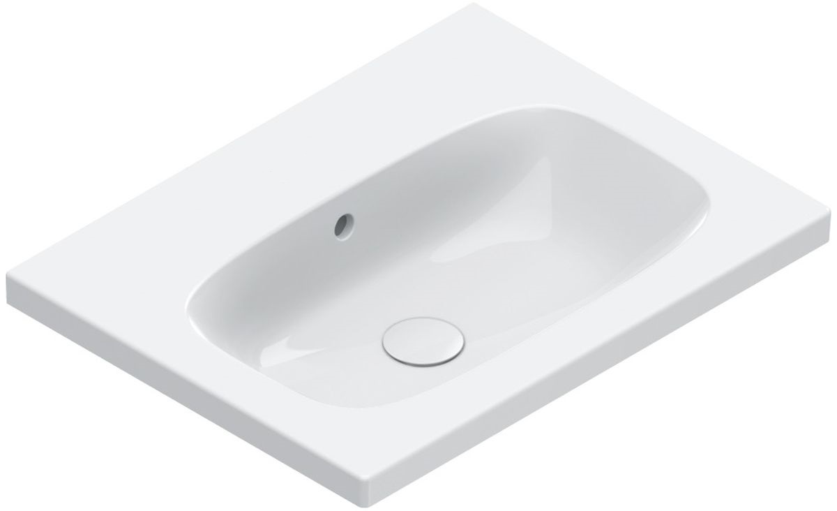 Catalano Alvea lavabo 60x46 cm rectangular clásico-para mueble blanco 0620600001