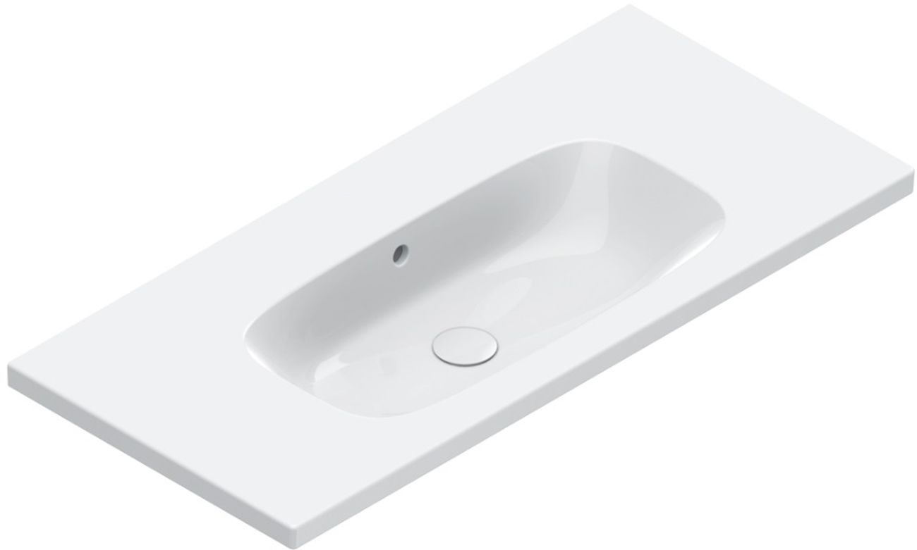 Catalano Alvea lavabo 100x46 cm rectangular clásico-para mueble blanco 0621010001