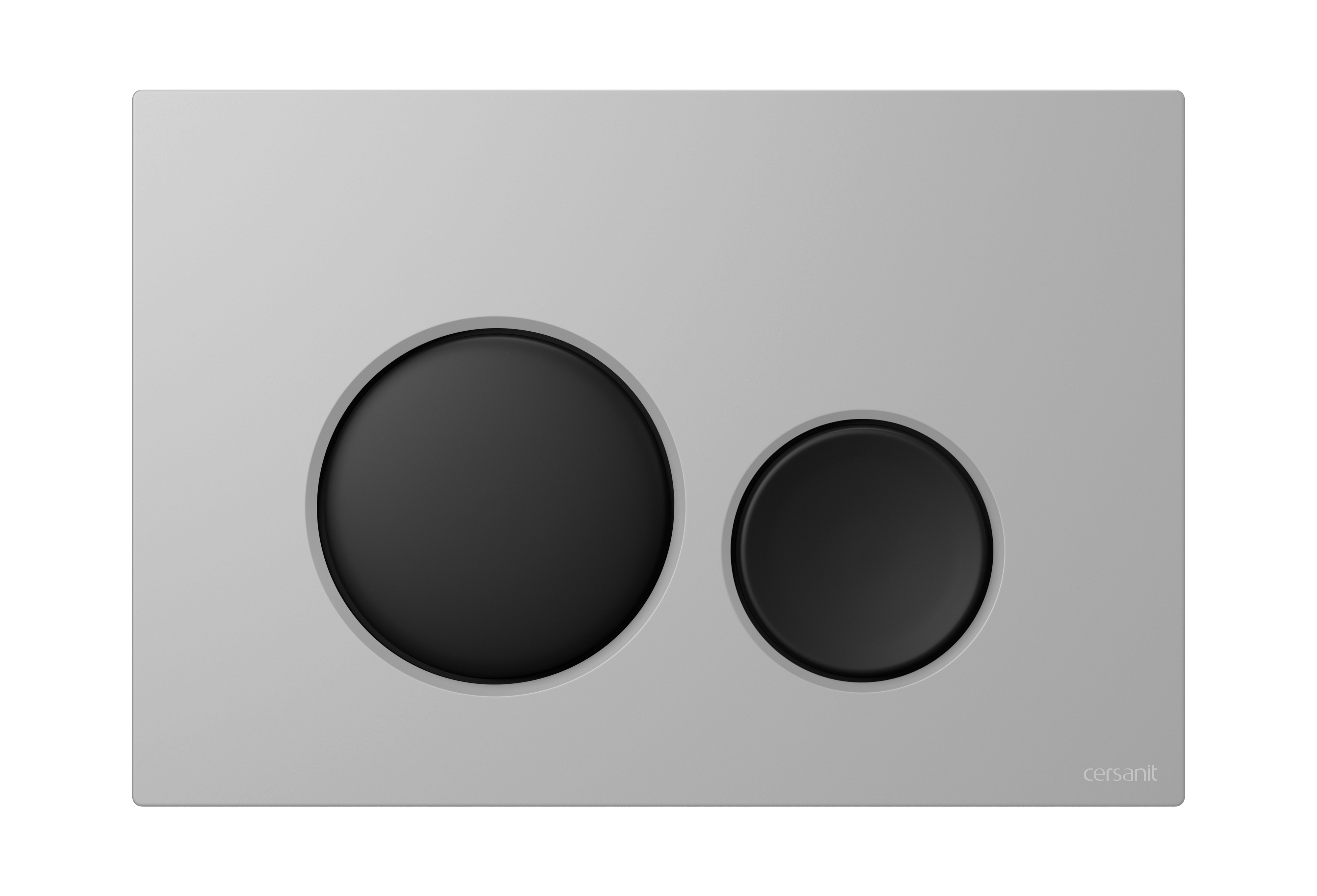 Cersanit Luna botón de descarga para WC cromo mate-negro K97-0564