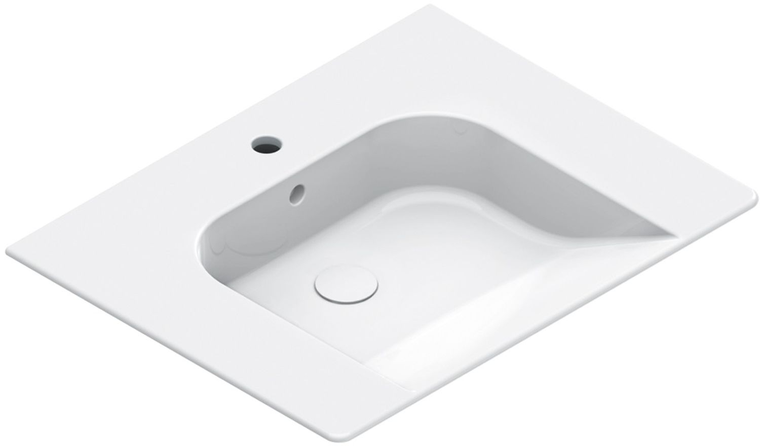 Catalano Comfort lavabo 70x55 cm rectangular clásico blanco 0920701001