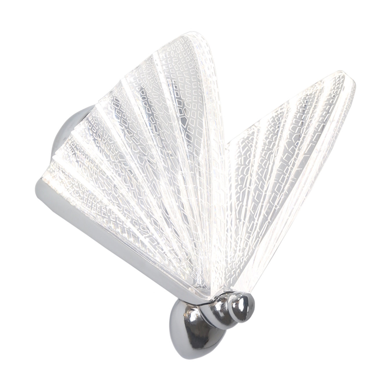 Light Prestige Mariposa lámpara de pared 1x8 W cromo LP17151WCH