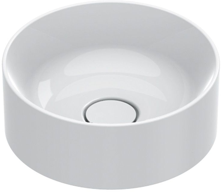 Catalano Zero lavabo 32x32 cm circular sobre encimera blanco 0122320001