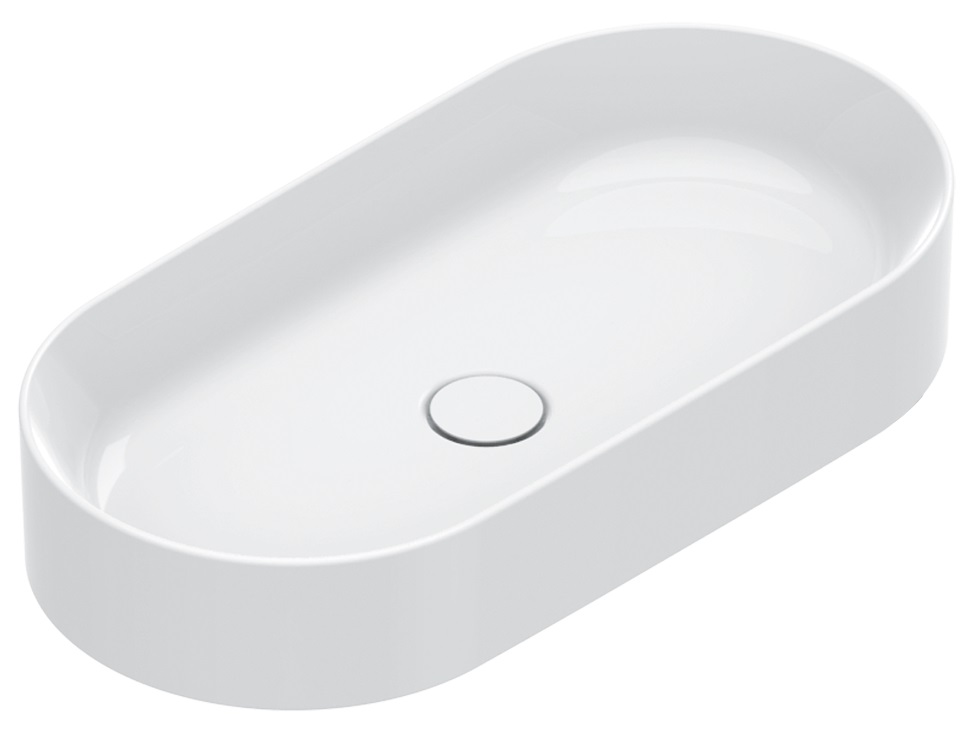 Catalano Zero lavabo 70x35 cm oval sobre encimera blanco 0122700001