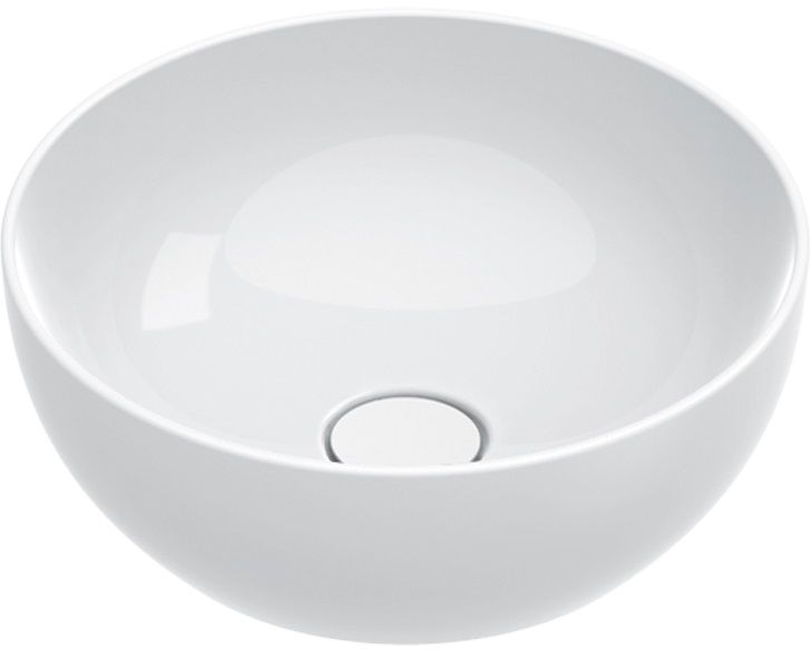 Catalano Green lavabo 40x40 cm circular sobre encimera blanco 0423400001