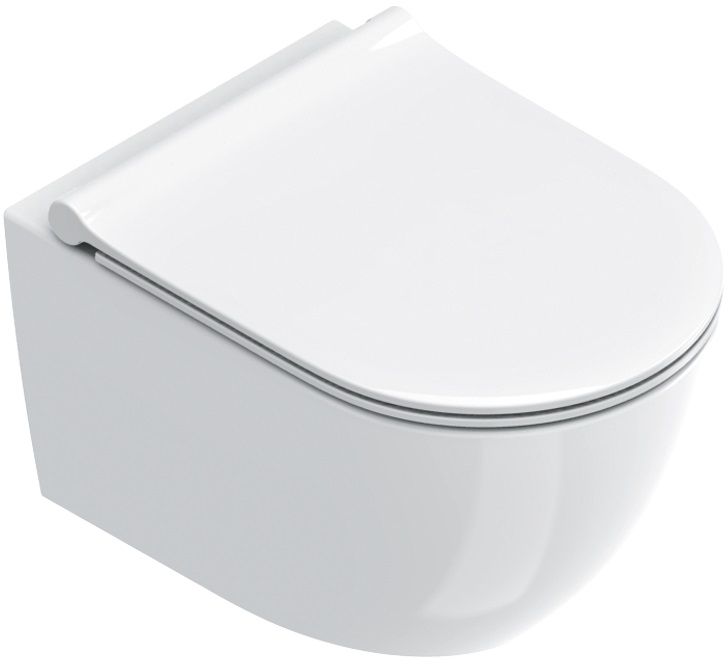 Catalano Sfera taza de inodoro suspendido sin reborde blanco brillante 0511500001