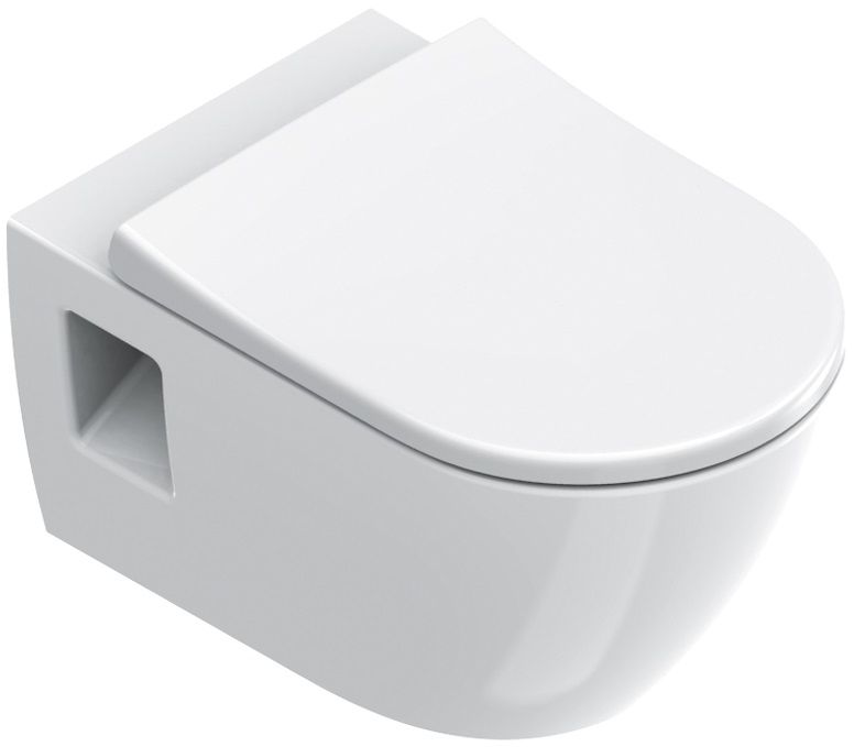 Catalano Sfera taza de inodoro suspendido sin reborde blanco brillante 0511650001