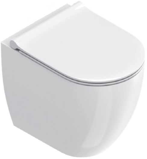 Catalano Sfera taza de inodoro de pie sin reborde blanco brillante 0512500001