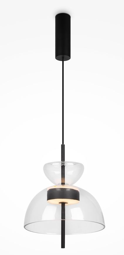 Maytoni Bangkok lámpara colgante 1x12 W negro MOD185PL-L6B3K2