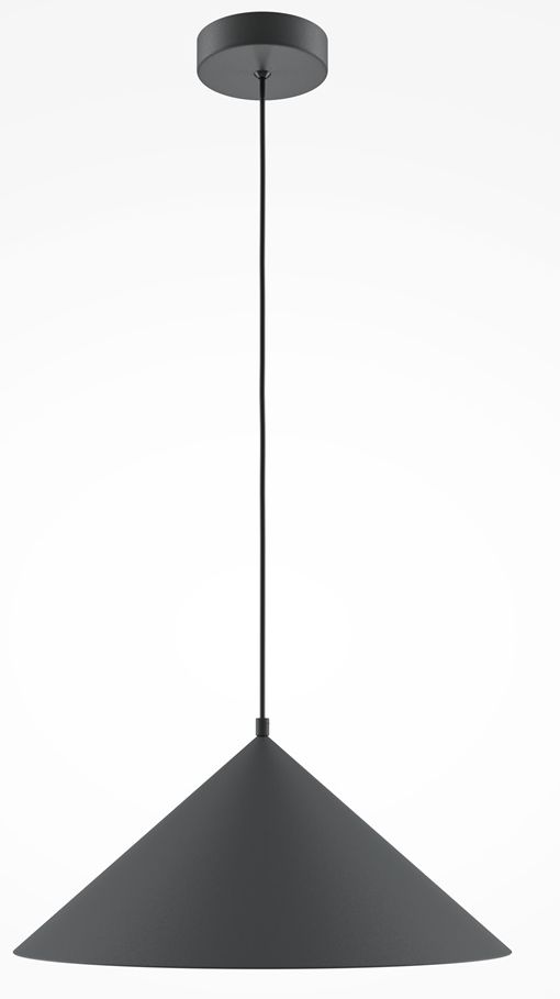 Maytoni Basic lámpara colgante 1x40 W negro MOD167PL-01B