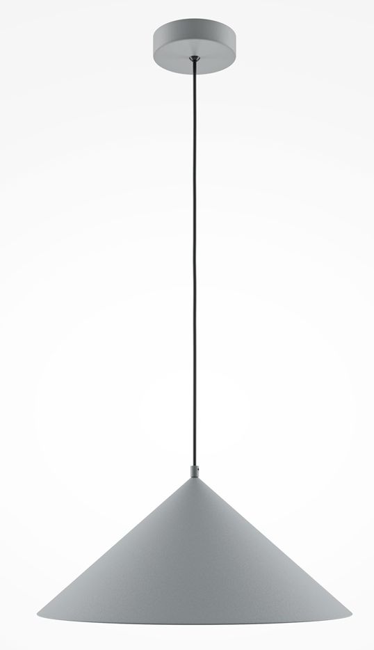 Maytoni Basic lámpara colgante 1x40 W gris/gris ceniza MOD167PL-01GR