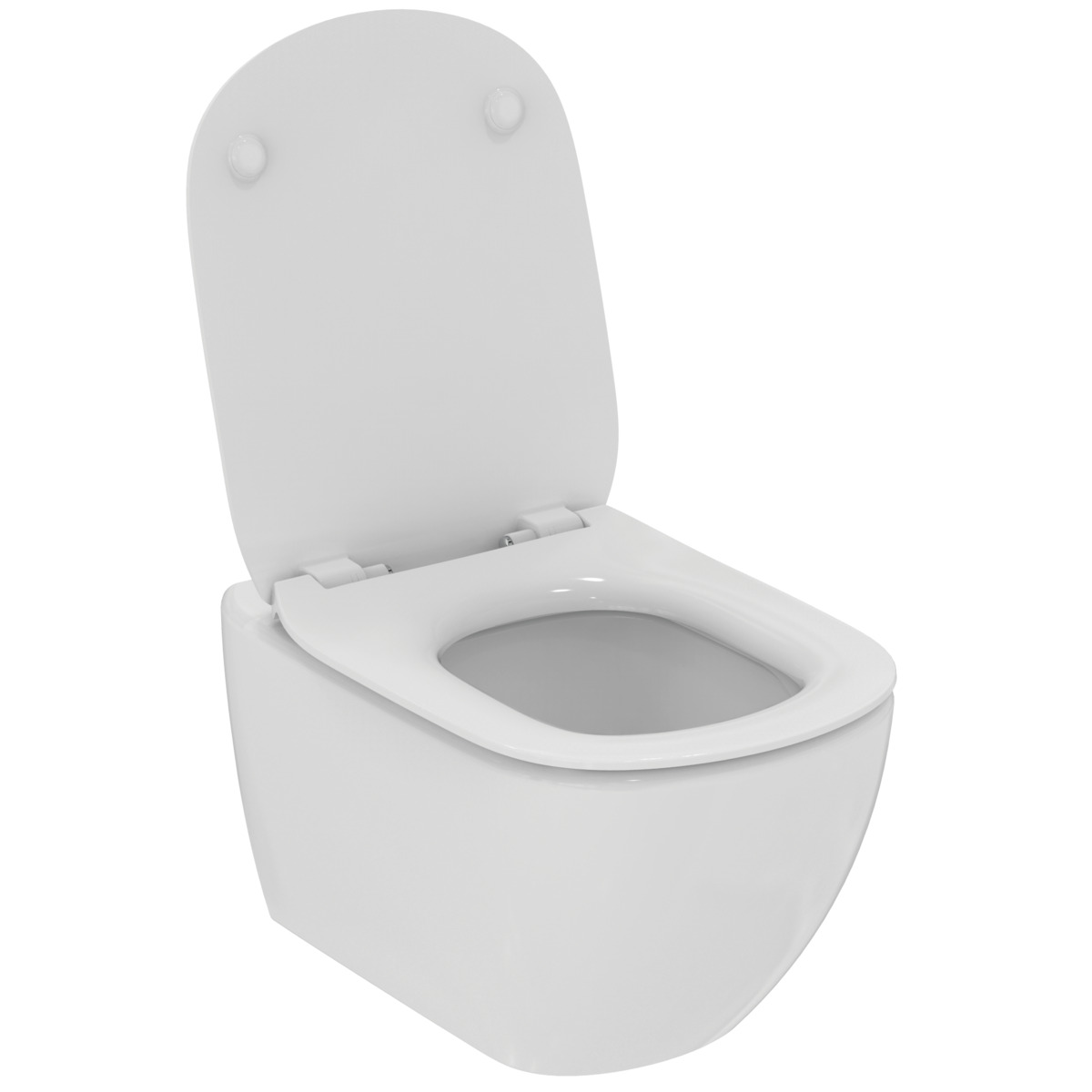 Ideal Standard Tesi taza de inodoro con asiento de cierre suave suspendido sin reborde blanco brillante T354601