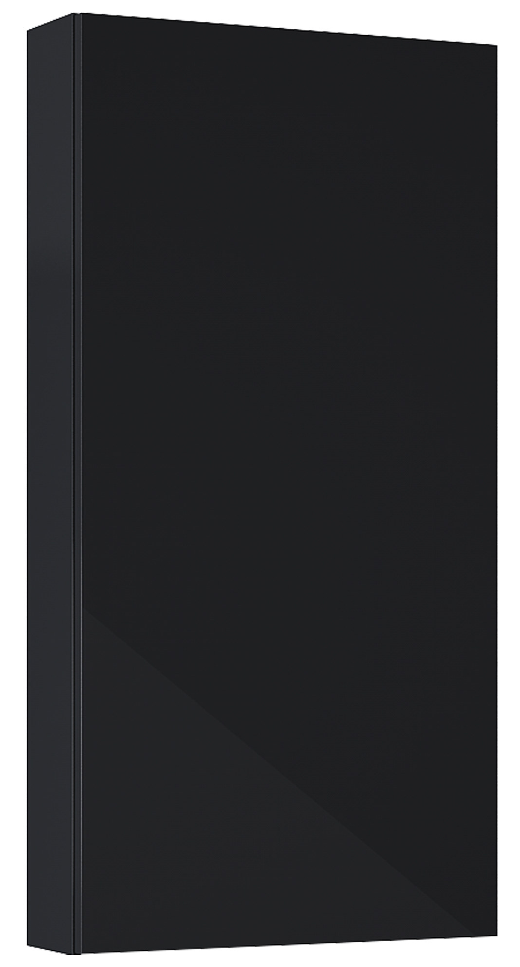 Roca Extra armario 40x12.6x80 cm suspendido, lateral negro A857957351