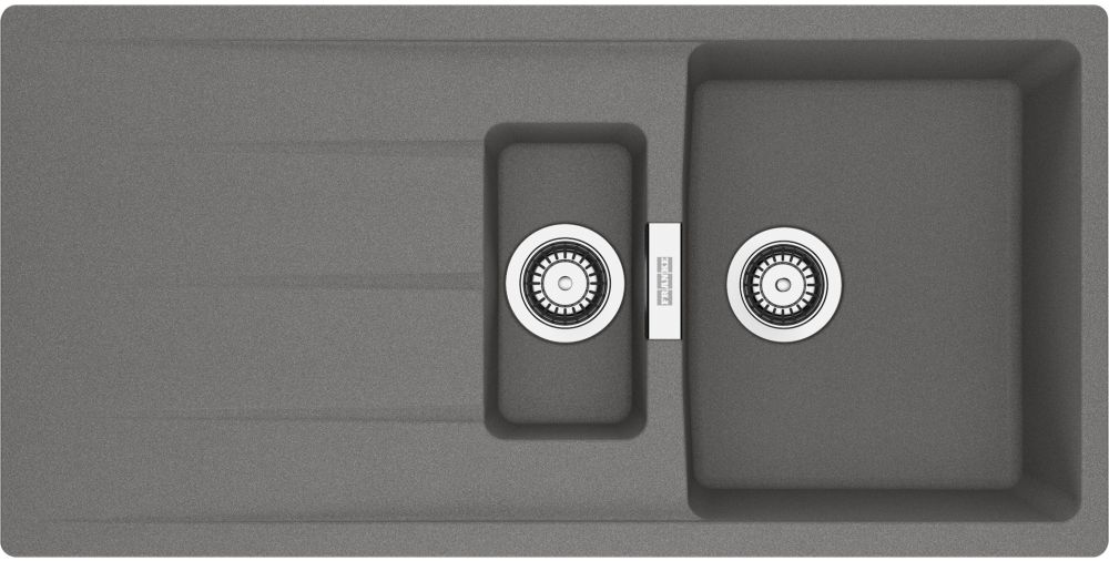 Franke Centro fregadero de granito 100x50 cm gris/grafito/ónix 114.0710.228