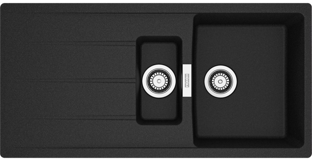 Franke Centro fregadero de granito 100x50 cm gris/grafito/ónix 114.0710.225